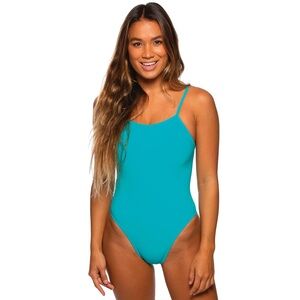 Jolyn Heath Fixed Back Teal Onepiece